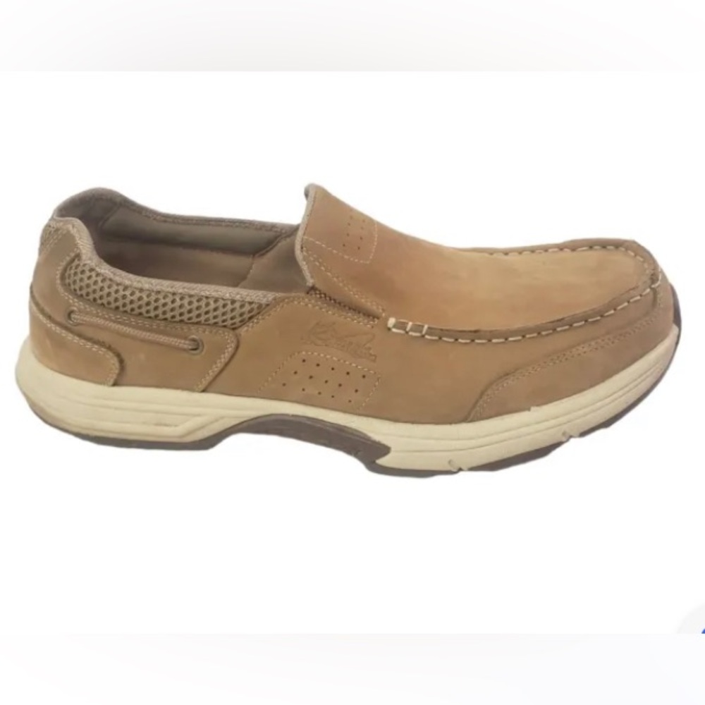 World Wide Sportsman Slip On Boat Deck Shoes Nuback Leather Men’s Size 12